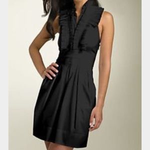BCBG ruffle halter dress