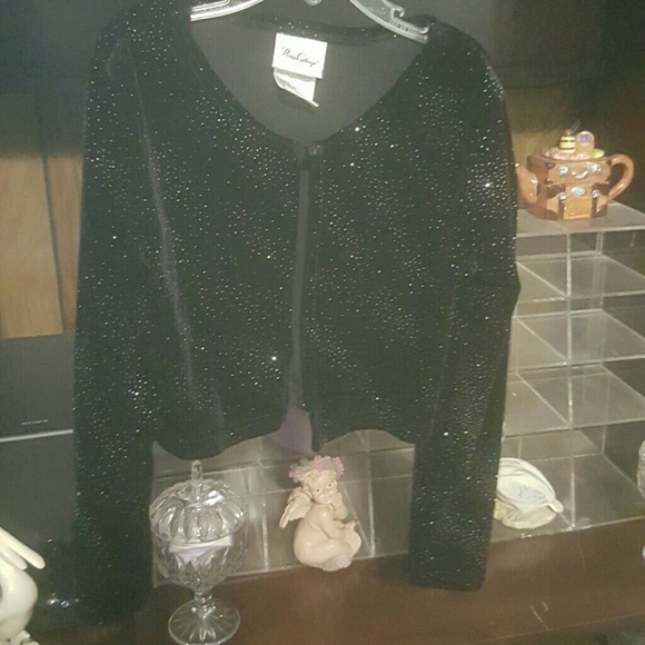 Girls Rose Cottage Rhinestone crop Jacket size 8