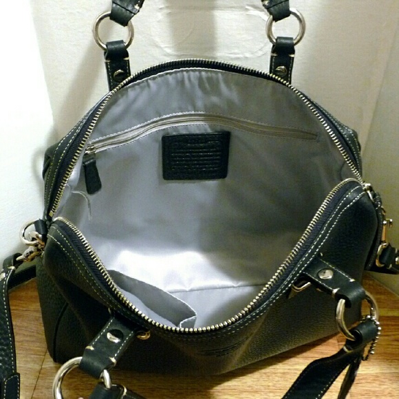 ●SOLD● Coach Leather Nancy Satchel Z33007 - Picture 3 of 4