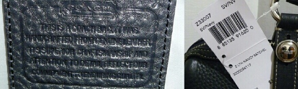 ●SOLD● Coach Leather Nancy Satchel Z33007 - Picture 4 of 4