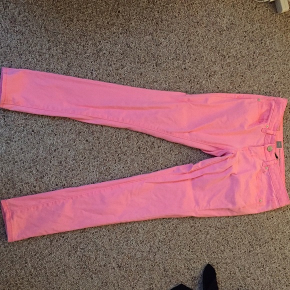 Mossimo Bright Pink Skinny Jeans