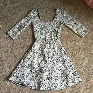 Hollister Mini Three Quarter Sleeve Dress