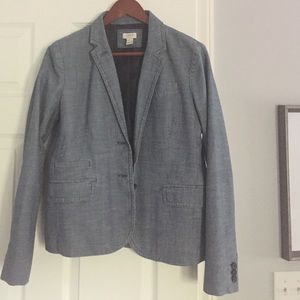 J. Crew Chambray Blazer