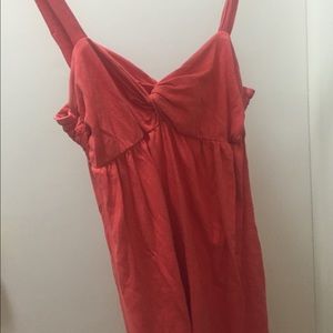 Coral casual dress
