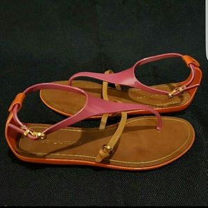 Sergio Rossi Leather-Trimed Jely Sandals