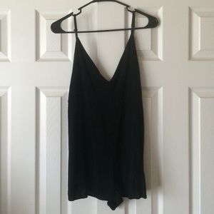 Backless romper