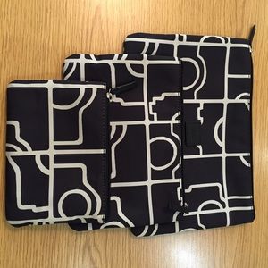 Fossil Triple Pouch - Set of 3, gently used