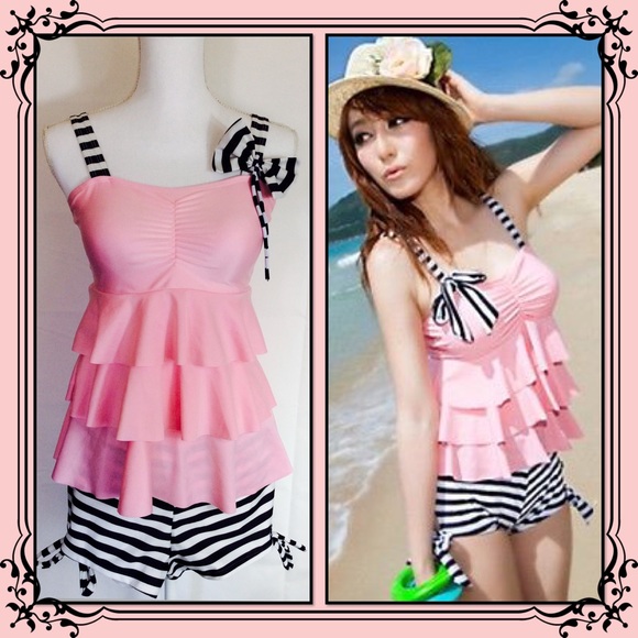 Other - Two Piece Tankini bikini bathing suit swimsuit