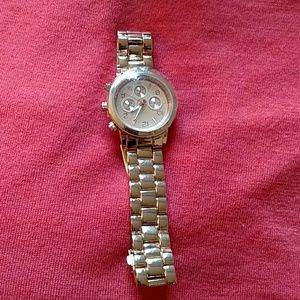 Rose gold watch