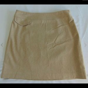 Preloved banana republic beige classy skirt size8