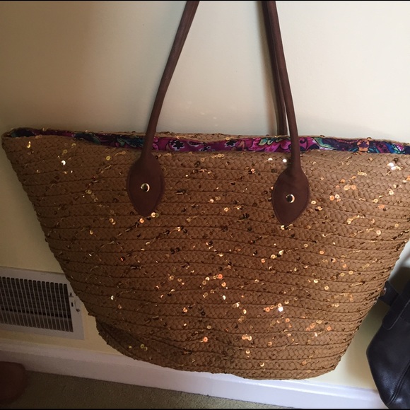 Large Merona Beach Bag