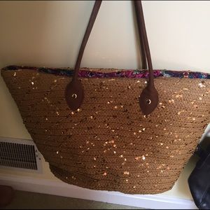 Large Merona Beach Bag