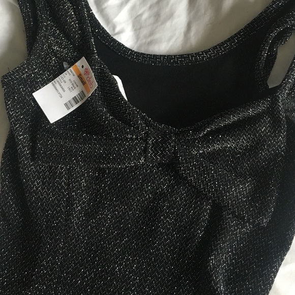 Black Sparkly Skater Dress - Picture 4 of 4