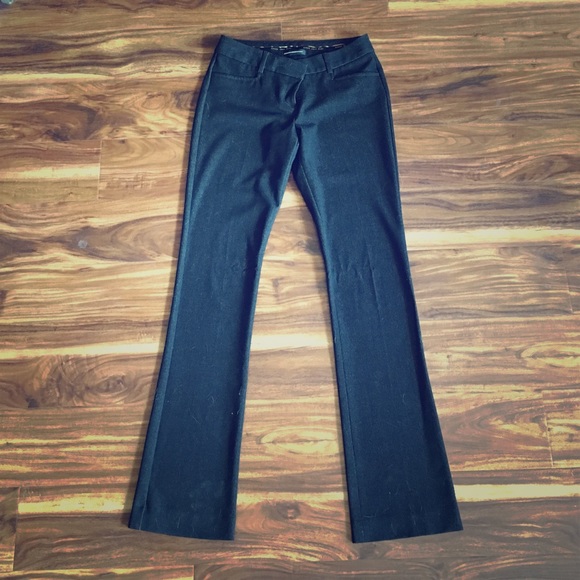 Charcoal Dress Pants Straight Leg