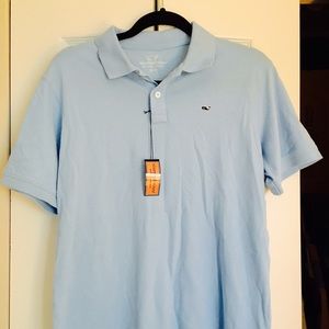 Boys Vineyard Vines Light Blue Polo Size XL (18)