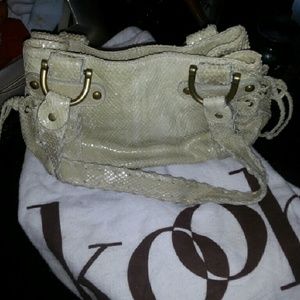Kooba python  skin bag