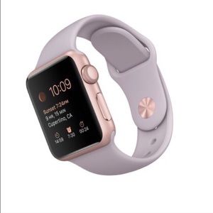 38mm Rose Gold/ Lavender Apple Watch