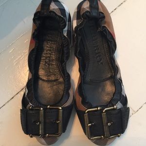 Burberry flats! Worn only 2 x