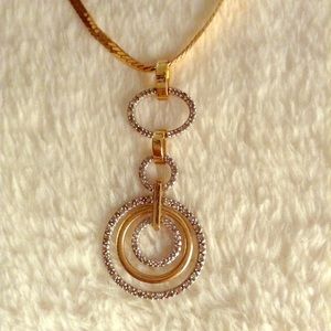 Delicate Gold Statement Necklace