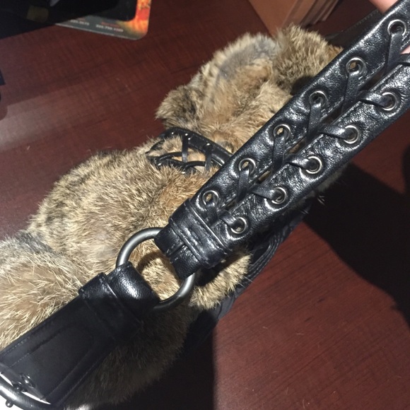 Genuine Coach Rabbit Fur Shoulder bag - Picture 2 of 4