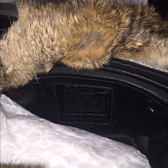 Genuine Coach Rabbit Fur Shoulder bag - Picture 3 of 4