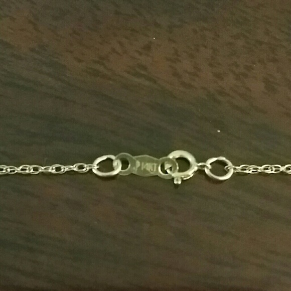 14k Solid Gold Chain w/ Angel Charm 18in - Picture 3 of 3