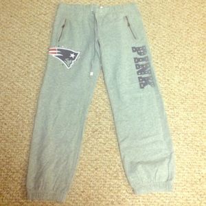 PINK NFL Patriots Sweatpants ❤️💙🏈