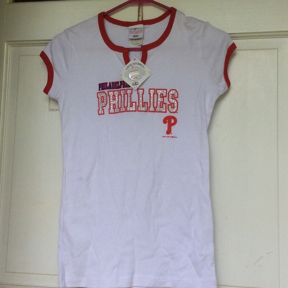 MLB Baseball Shirt Small New Phillies❤️