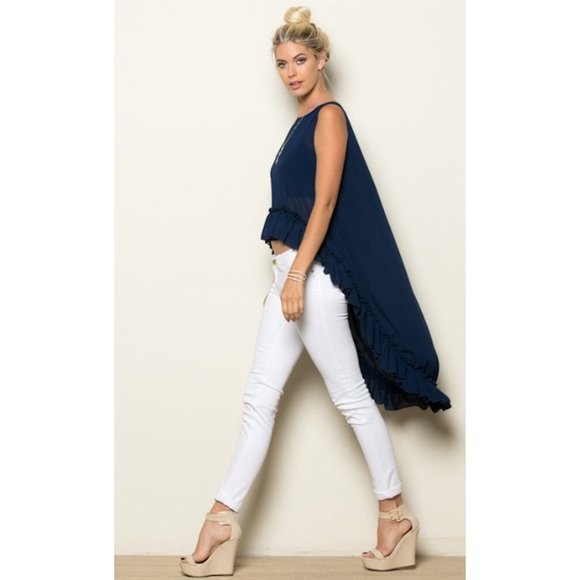 •Buy 2 Get 1 Free• Make An Entrance Hi-lo Top - Picture 2 of 4