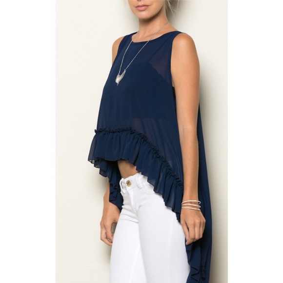 •Buy 2 Get 1 Free• Make An Entrance Hi-lo Top - Picture 3 of 4