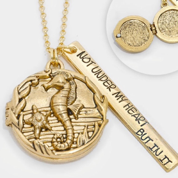 Sea horse locket