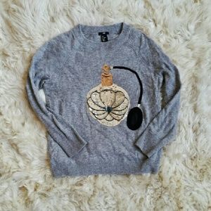 Sequin decal sweater