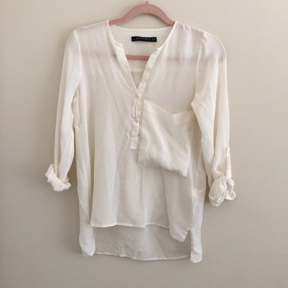 Zara Silk Blouse - Picture 2 of 4