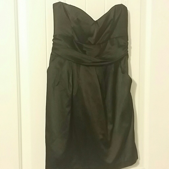 🥳HOST PICK🥳Mind Code Strapless black dress with pockets