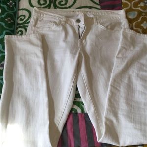 J Brand like new white skinny jeans, sz 28