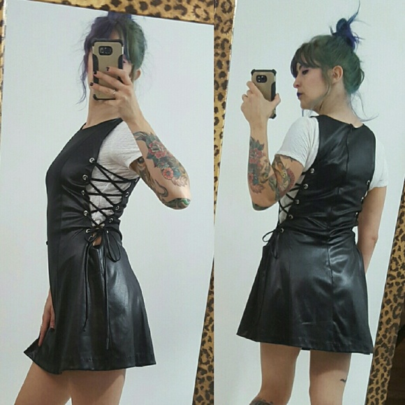 SOLD Nasty Gal Collection lace up dress - Picture 3 of 4