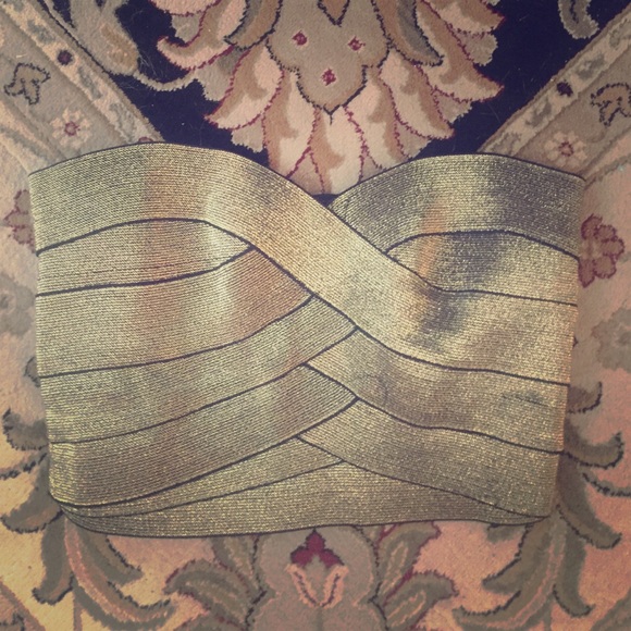 Gold Crop Top