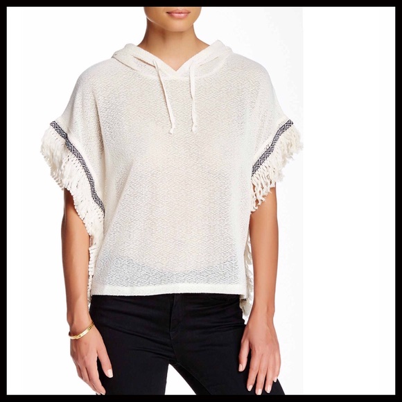 ❌SOLD❌Poncho Hoodie Pullover Hooded Top - Picture 8 of 8