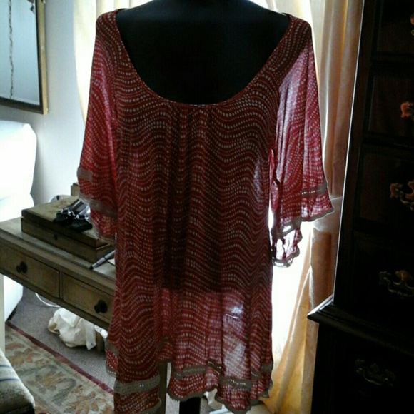 ELLA Moss top, size s, bell 3/4 sleeve