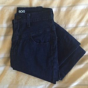 High rise, seam ankle Jean