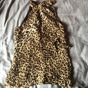 Beautiful leopard shirt dressy