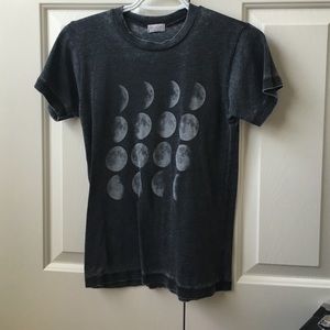 Brandy Melville Grey Moon Phases Shirt!