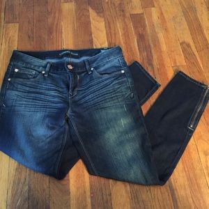 Express Skinny Jeans w/ Zippers on Ankles