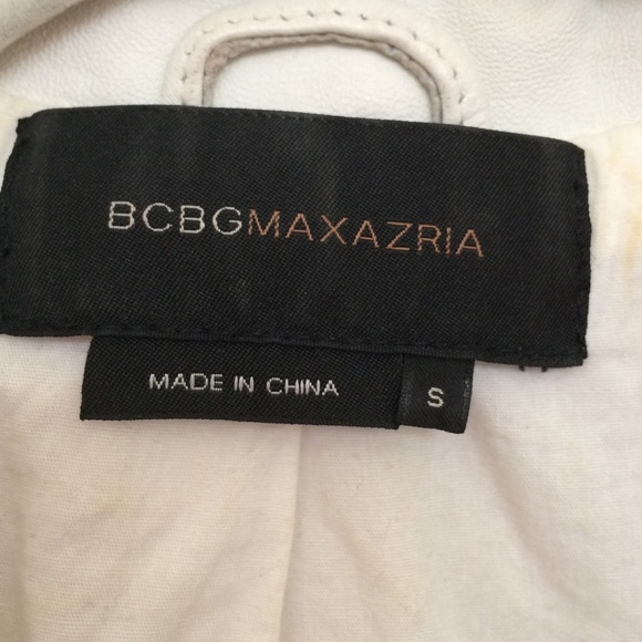 Winter white leather jacket - Picture 2 of 3