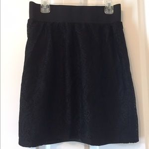 Black Lace Skirt