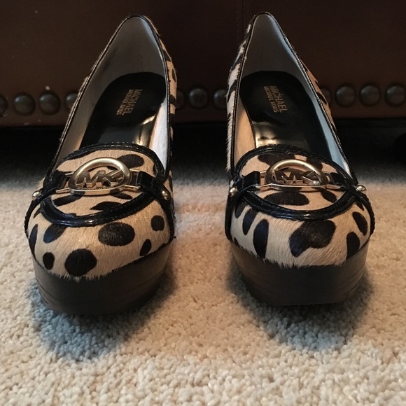 Cheetah print Michael Kors heels