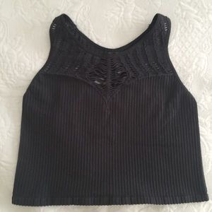 Free People "high neck bra" crop top