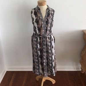 Equipment animal print dress
