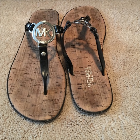 Michael Kors t strap sandals