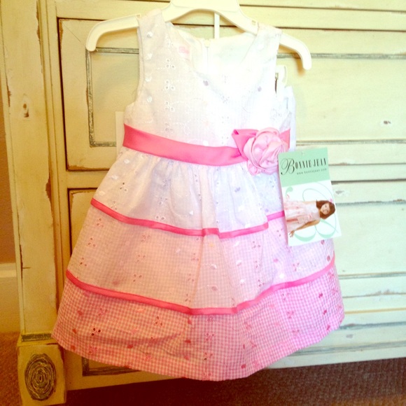 18 month pink ombré summer dress with bloomers NWT